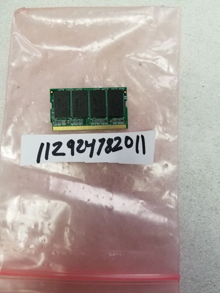 256MB PC DDR1 DDR PC3200 DDR-400  3200 400MHZ 172PIN MICRO-DIMM NON-ECC 32X8  - Image 1 of 1