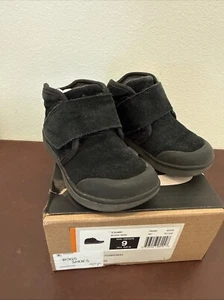 Bogs Sammy Boots Toddler Kids 9 Blue Gray Suede Leather Waterproof Strap Chukka - Picture 1 of 5