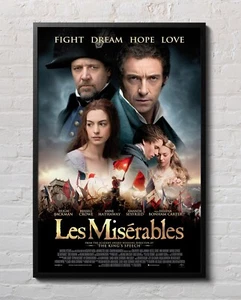Les Miserables 2012 Movie Poster 24"x36" Glossy Unframed 1229 - Picture 1 of 3