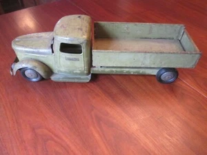 "Camión militar vintage/antiguo Structo acero prensado diamante T 20"" ORIGINAL - Imagen 1 de 24