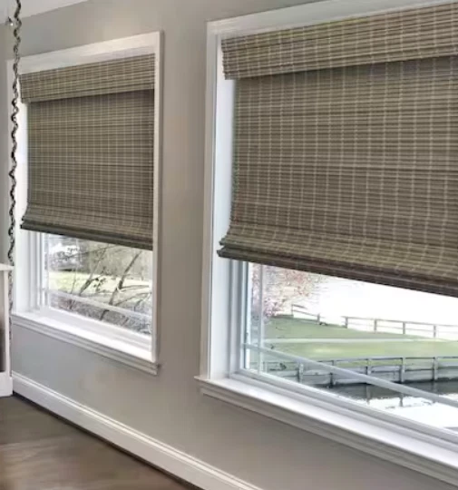 Luz semiprivada inalámbrica gris madera a la deriva cortada a medida Radiance Farmhouse 39X64 Foto 1 de 1