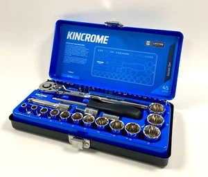 Kincrome K28060 3/8'' drive 45pce Socket Set - Blue *Opened Never Used* - Picture 1 of 6