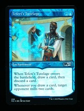 * * 1x FOIL Teferi's Tutelage x1 * * M21 Showcase MTG NM Near Mint