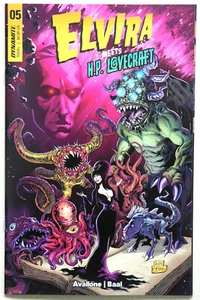 Elvira Meets HP Lovecraft #5A - Dynamite - David Avallone - Kewber Baal - Picture 1 of 2