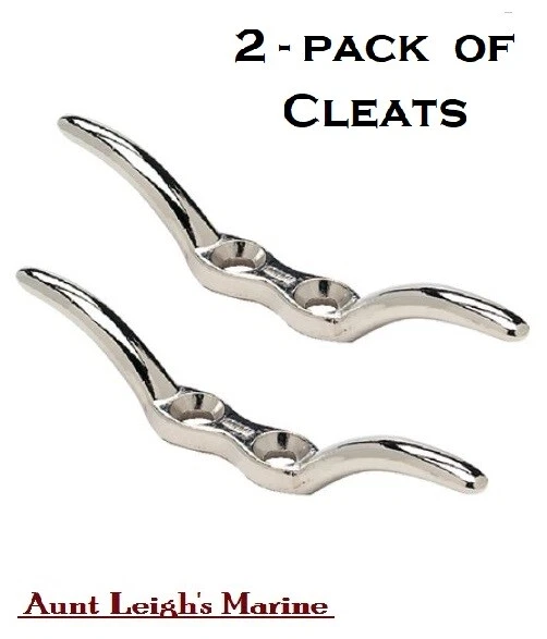 SeaChoice Juego de 2 Tacos Cromados Zinc CPZ Cuerda Atar Barco Muelle Cubierta Foto 1 de 1