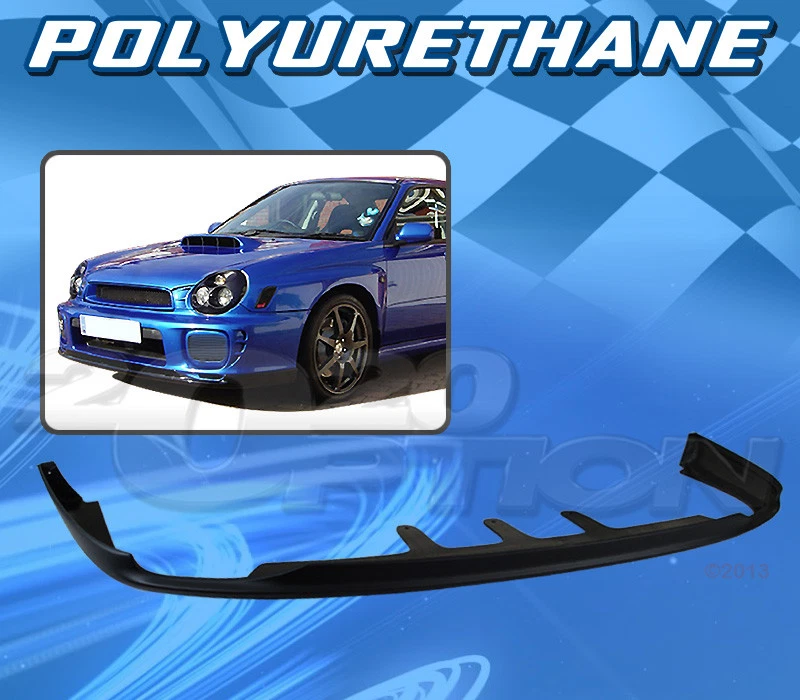 KIT DE CARROCERÍA DE LABIO DE PARACHOQUES DELANTERO DE POLIURETANO PU ESTILO PROFESIONAL PARA 02-03 SUBARU IMPREZA WRX Foto 1 de 1