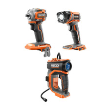 RIDGID 18V Brushless Cordless 3/8 in. Impact Wrench, Inflator, and Torch Light