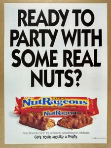 1994 Reese's NutRageous Candy Bar vintage print Ad - Picture 1 of 1