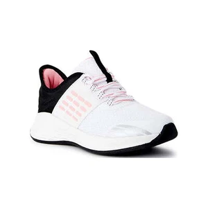 Athletic Works Runner Sneaker Girl's Size 13 White Polyester Lace-Up Round Toe - Picture 1 of 3