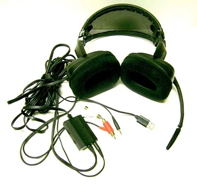Gioteck EX-05 Wired Gaming Headset with Microphone & Control Box & USB, AV Plugs - Image 1 of 4