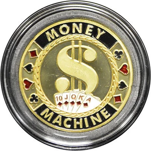 Protector protector de tarjetas de póquer de casino MÁQUINA DE DINERO - Imagen 1 de 1