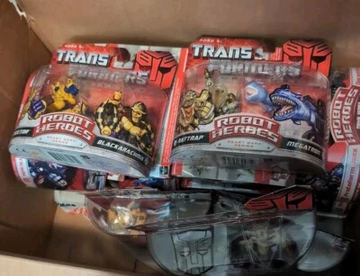 Transformers Universe Robot Heroes Lot Of 16 Packages, 32 Figures 2008 New - Image 1 of 3