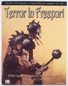 Terror in Freeport - d20 - D&D 3rd Edition - GRR1003 - Green Ronin - Picture 1 of 6