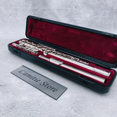 YAMAHA Flute YFL-211SII YFL211SII 211 S II YFL211 SII Used with Case Japan - Image 1 of 4