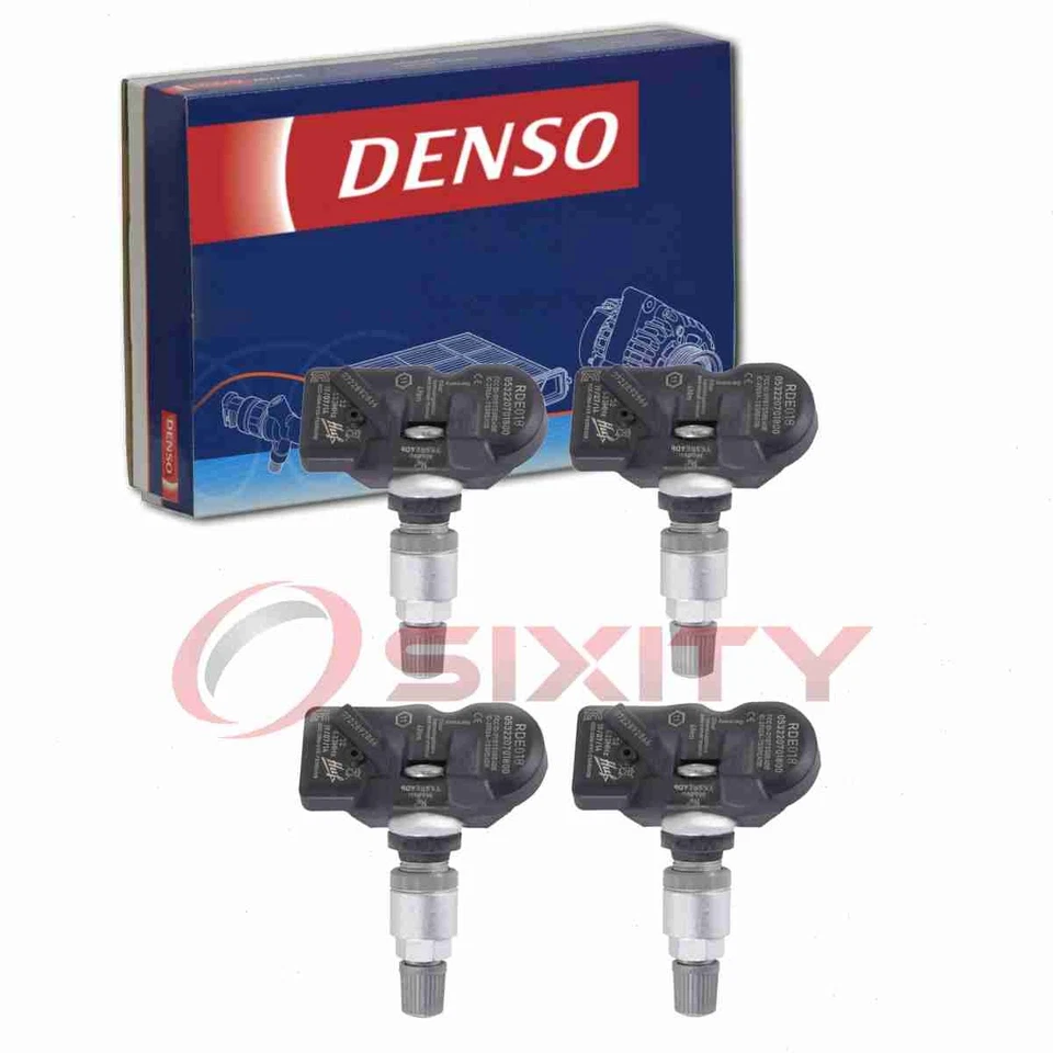 4 pc Denso Tire Pressure Monitoring System Sensors for 2015 BMW Alpina B6 hw - Изображение 1 из 4