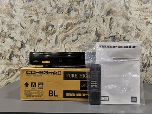 Marantz CD-63 MKii K I Signature Edition Ken Ishiwata CD63 MK2 - Boxed - Picture 1 of 8