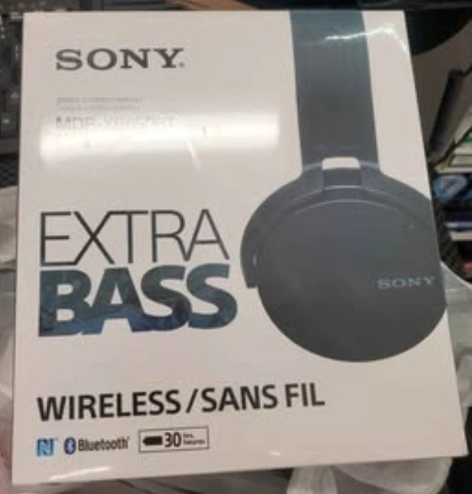 Sony XB950B1 Extra Bass Wireless Over-Ear Headphones - Black - Image 1 of 1