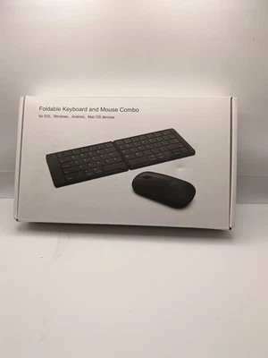 Edjo Foldable Full-Size Wireless Keyboard And Mouse Combo Travel Portable - Image 1 of 4