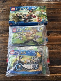 Retired Lego Chima Lot  70001 Crawley&rsquo;s Claw Ripper 70007 Eglor&rsquo;s  Bike 70128