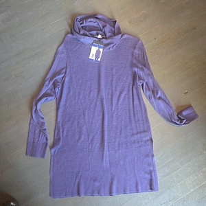 Ardienne Vittadini Damen lila Leinen Tunika Größe Large neu mit Etikett. H - Bild 1 von 12