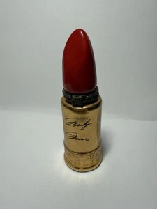 RED LIPSTICK PORCELAIN HINGED TRINKET BOX-BY MARYLIN MONROE ESTATE-PRE OWNED - Picture 1 of 18