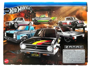 Hot Wheels ZAMAC 6 Pack Set VW Chevy Datsun Austin Mini Nissan 1:64 coche modelo - Imagen 1 de 12