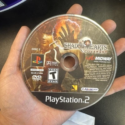 Shadow Hearts: Covenant (Sony PlayStation 2, PS2) SOLO Disco 2 Foto 1 de 2