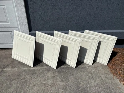 Vintage Decorative Tin Metal Ceiling Tile--24"x24"--Lot of 5 - Image 1 of 4