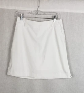 Nike Womens Golf Skort 6 White DRI-FIT Pockets Sport Skort Athletic Summer - Picture 1 of 9