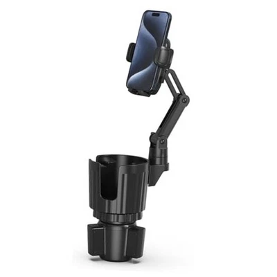 汽车手机支架,2合1通用杯架扩展器可调节  — 第 1/4 张图片