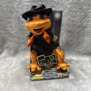 Vintage Gemmy Frogz 2006 orange "I Like To Move It" Rock it, Rap it, Rabbit! Neu - Bild 1 von 9