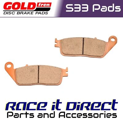 Pastillas de freno delanteras para HONDA NT 650 HAWK GT 1988-1990 Goldfren S33 Foto 1 de 3