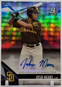 ⚾2021 Bowman Platinum - Top Prospects Autographs #TOP-8 Joshua Mears (AU, RC)⚾ - Picture 1 of 2