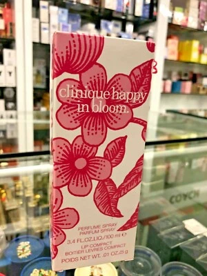 Clinique Happy In Bloom Parfum Spray W/ Lipstick Compact 100ML - Image 1 of 4