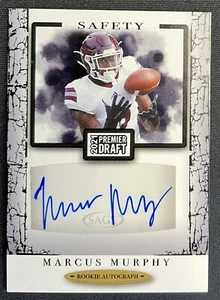 2021 Marcus Murphy Sage Premier Draft Autograph RC #A196 - Picture 1 of 2