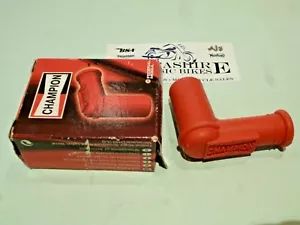 BSA TRIUMPH NORTON AJS GENUINE CHAMPION SPARK PLUG CAP RED 'NEW' PRO5U - Picture 1 of 1