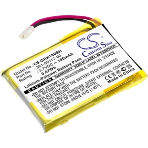 Battery for Garmin Approach S10 S20 X40 Forerunner 35 361-00117-00 CS-GRH100SH - Picture 1 of 7