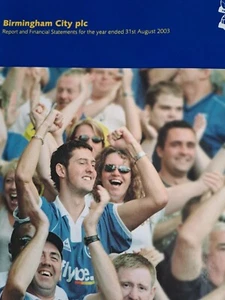 Birmingham City: Report and Accounts 2003 - Picture 1 of 1