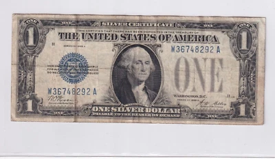 1928A $1 Silver Certificate, Fr #1601, VG (62657) - Image 1 of 2