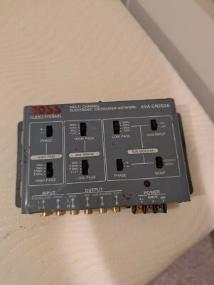BOSS Audio System Multi Channel Electronic Crossover Network AVA-CR203A - Image 1 of 4