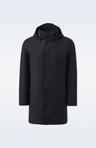 AUTHENTIC Mackage Men's Roland City Hooded Down Parka Jacket Size 44R Black - Picture 1 of 5