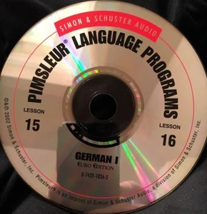 Pimsleur GERMAN I, Level 1, Replacement Disc 8, Lessons 15 & 16 - Picture 1 of 2