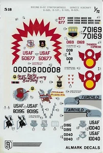 AKS18 Almark Decals 1:72 Boeing B-52D /F/G/H Stratofortress Service aircraft - Picture 1 of 4