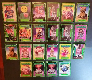 Garbage Pail Kids 2010 Flashback Series 1 FB1 GREEN GPK LOT 22 Cards - Picture 1 of 9