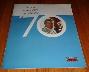 Catalogo brochure di vendita deluxe originale 1970 Mercury Marquis Marauder Monterey - Foto 1 di 2