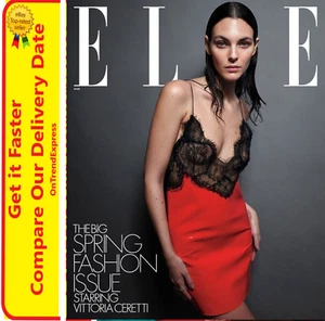 Elle US Magazine March 2024 Vittoria Ceretti The Big Spring Fashion Issue - Picture 1 of 5