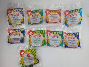 1994 McDonalds Hot Wheels Happy Meal Spielzeug Komplettsatz 8 Stück + U3 NEU - Bild 1 von 9