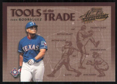 Ivan Rodriguez 2002 Absolute Memorabilia Tools of the Trade #TT-30 Rangers - Image 1 of 2