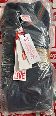 Supreme x Lacoste Woll-Unijacke Größe S marineblauneu mit Etikett! Sehr selten! SS18!100% 🙂 - Bild 1 von 4