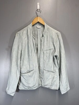 Poetry Jacket Size UK 14 Linen Open Blazer Pockets Flawed Stained* - Image 1 of 4